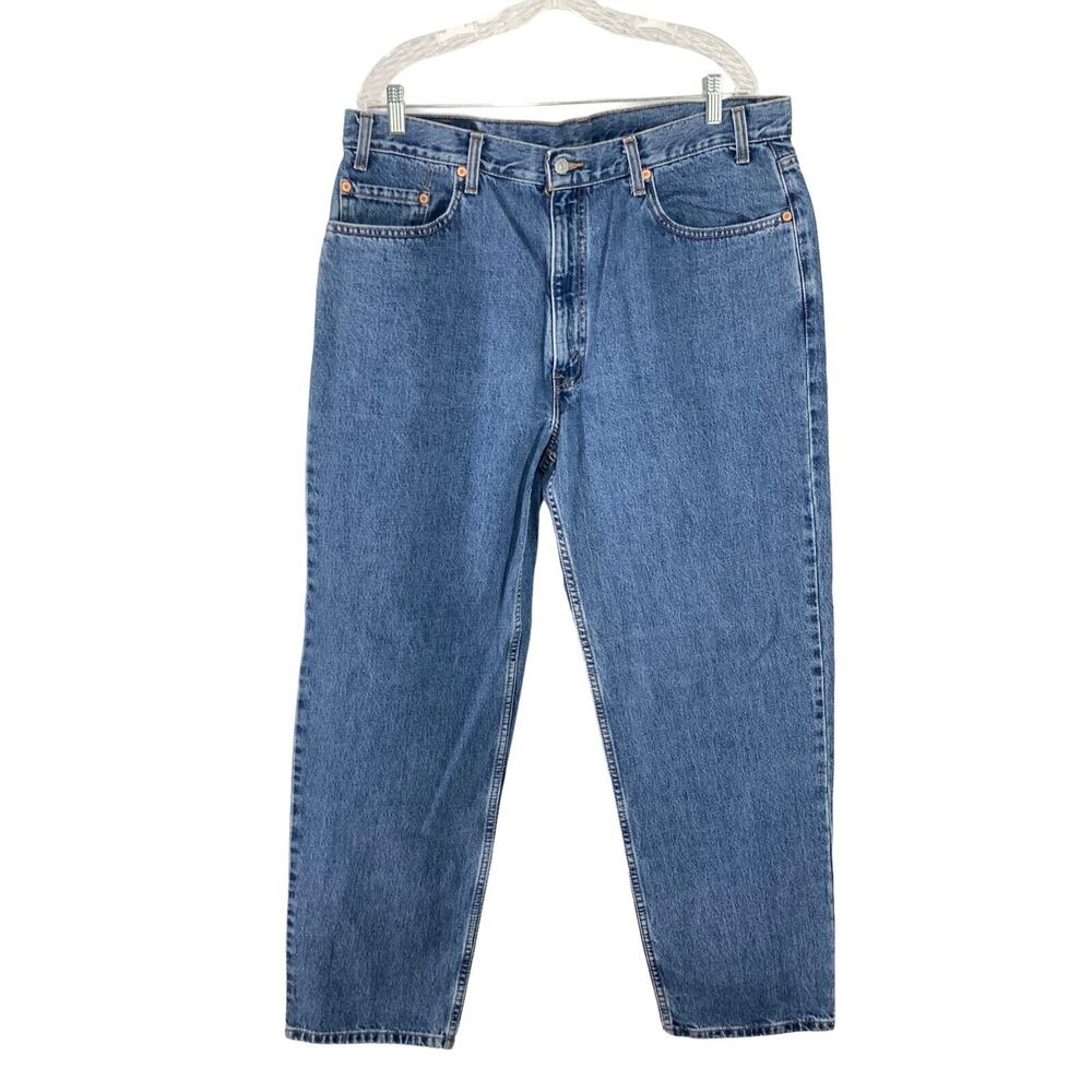 Vintage Levis 550 mens Jeans Relaxed Fit measure 36x30
